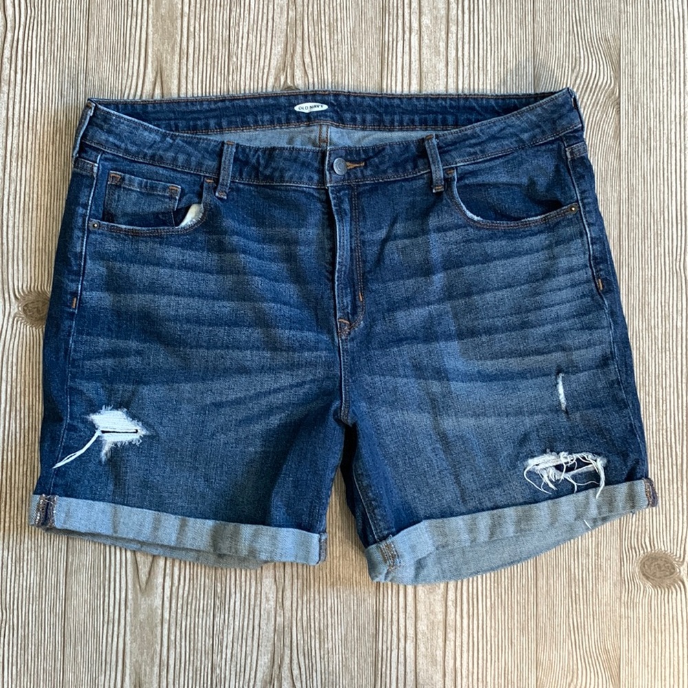 Old Navy high waist denim shorts size 16